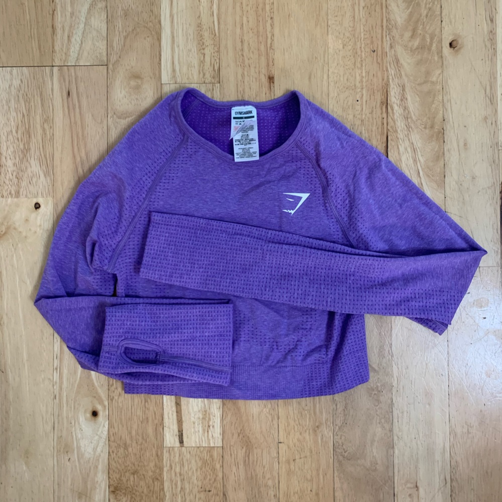Gymshark long sleeve crop top